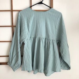 Babydoll blouse from Anthropologie by Ro & De.